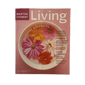 Martha Stewart Living Magazine August 2002